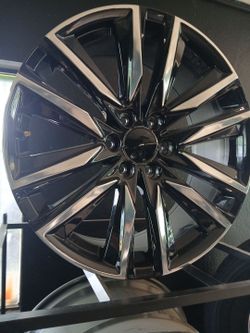 22x9 Rims 6 lug 6x139 6x5.5 On new tires 305 40 22