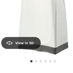 Two Ikea Freestanding Portable Wardrobes