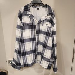 Shein Plaid Shirt L