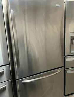 Kenmore Bottom Freezer Stainless Steel Refrigerator