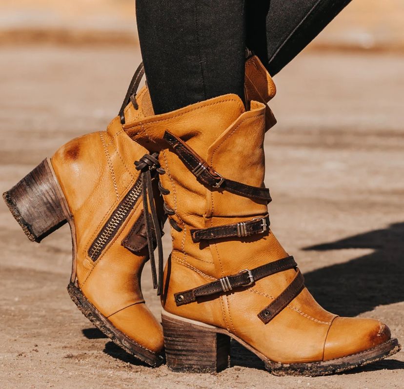 Freebird Tan Cora Boots - Size 9