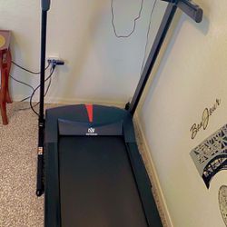 CapacityCURSOR FITNESS Home Folding Treadmill with Pulse Sensor,