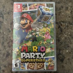 Unopened Nintendo Switch game Mario party superstars 