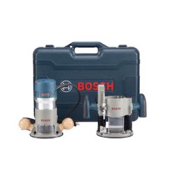 Bosch 1/4-in and 1/2-in 12-Amp 2.25-HP Variable Speed Combo Fixed/Plunge Router