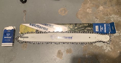 Chainsaw bar and chain - 28 inch