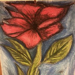 Oil Pastel Flower