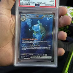 🔥 PSA 9 Blastoise ex Special Illustration Rare (2023 Mew EN #200) 🔥
