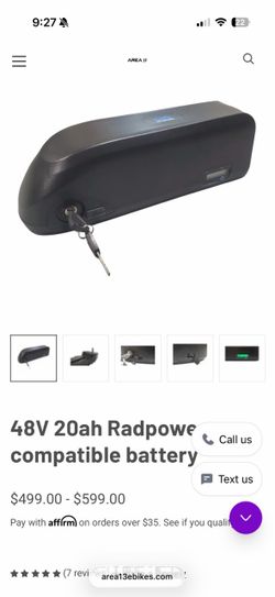 Rad runner battery