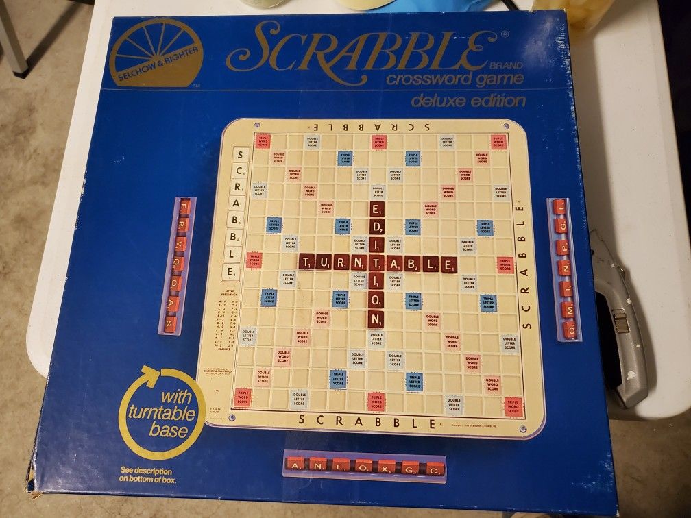 Limited Edition Vintage Scrabble $45
