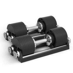 Snode AD80 Drop-proof Cast Iron Adjustable Dumbbells 80 LB (new in box) with 8 magnet weight plates