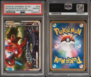 Pokemon Rayquaza & Deoxys Legend Bottom Holo Clash/Summit 075 1st Ed JPN PSA 10