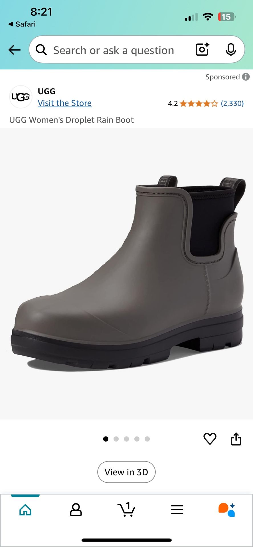 Ugg Droplet Rain boots