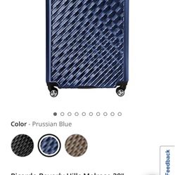 $120 Extra large lockable hard shell suitcase-brand new never used plastic and tags still on it. Downsizing extras- got last year never used.  Pick up