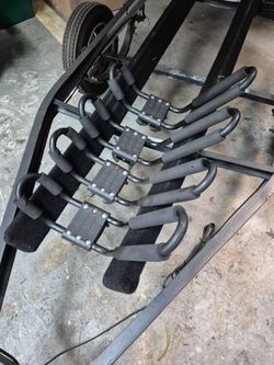 Kayak holders for rack