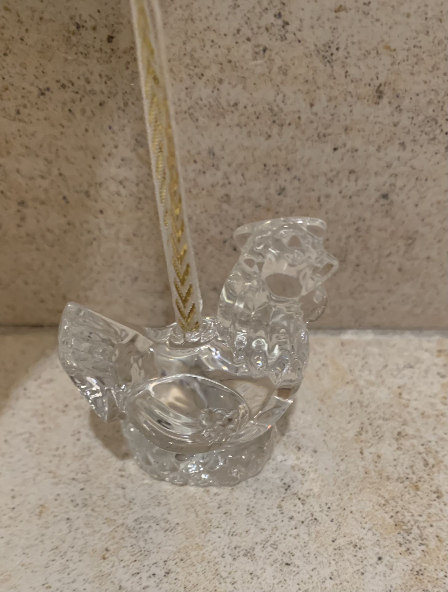 Waterford Crystal Three French Hen Ornament