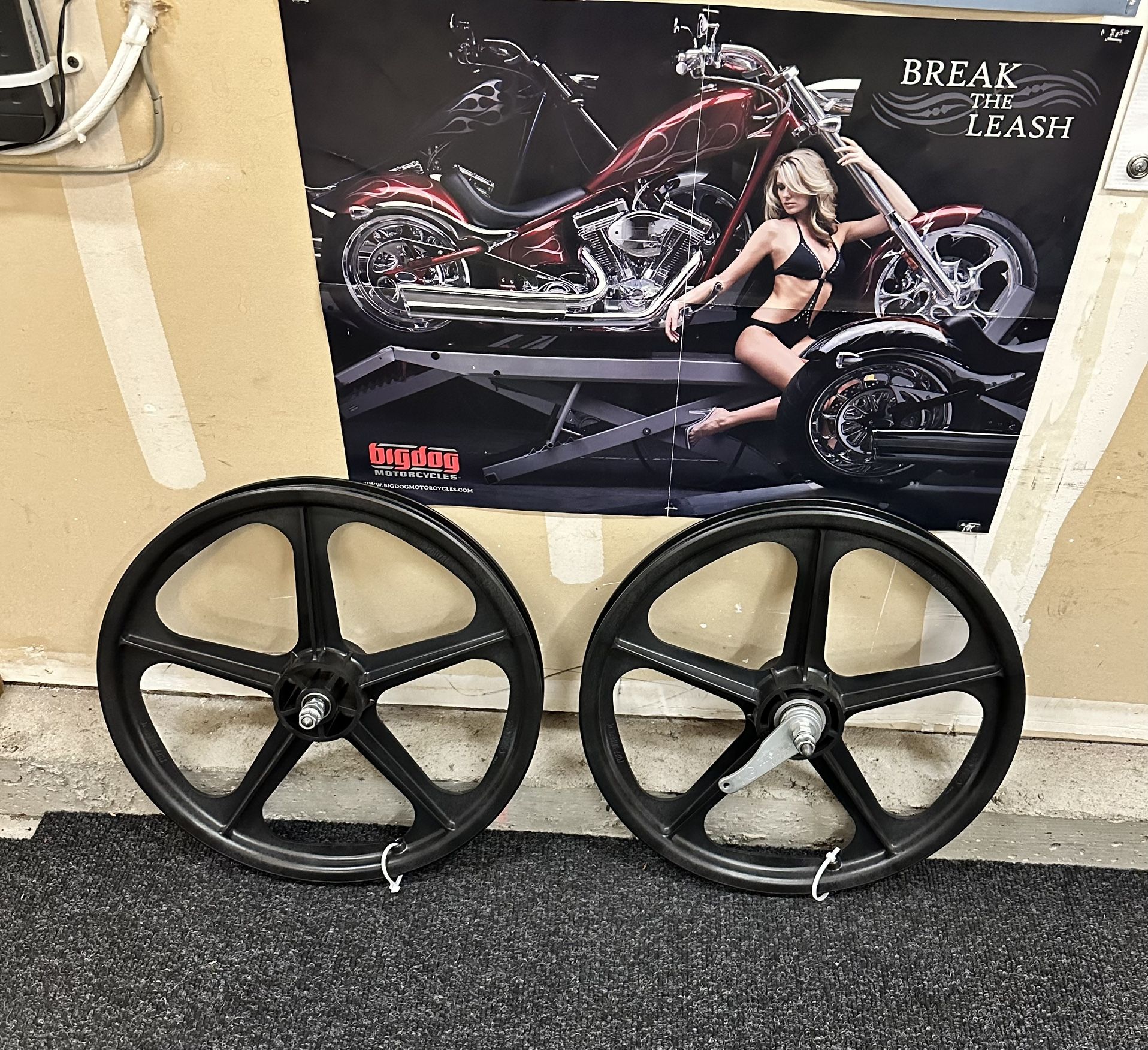 BMX Skyway Tuff Wheel II Rear Front 20” Mag Coaster Brake - Barely Used