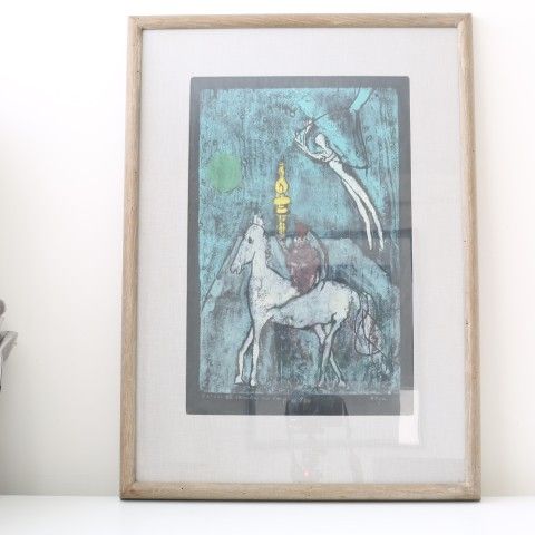 Anne Ryan limited edition print “Monkey and Lamp” (1945) 1/30