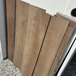 .75 Cents Sq Ft This Vinyl Flooring  They Some Dents  But You Glue Done This Have You Can Click And Lock This  Read More Please