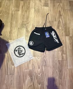 Hellstar Black shorts with white accents Size L,M