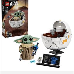 Grogu W/hover Lego Set