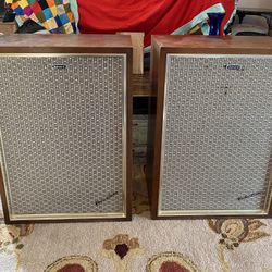 Large Vintage Speakers 