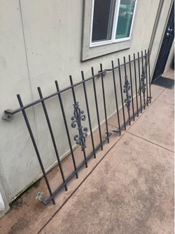 Beautiful Vintage Wrought Iron Window Guards/Both For $150