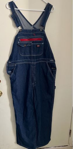 Dickies Dark Wash Denim Bib Overalls