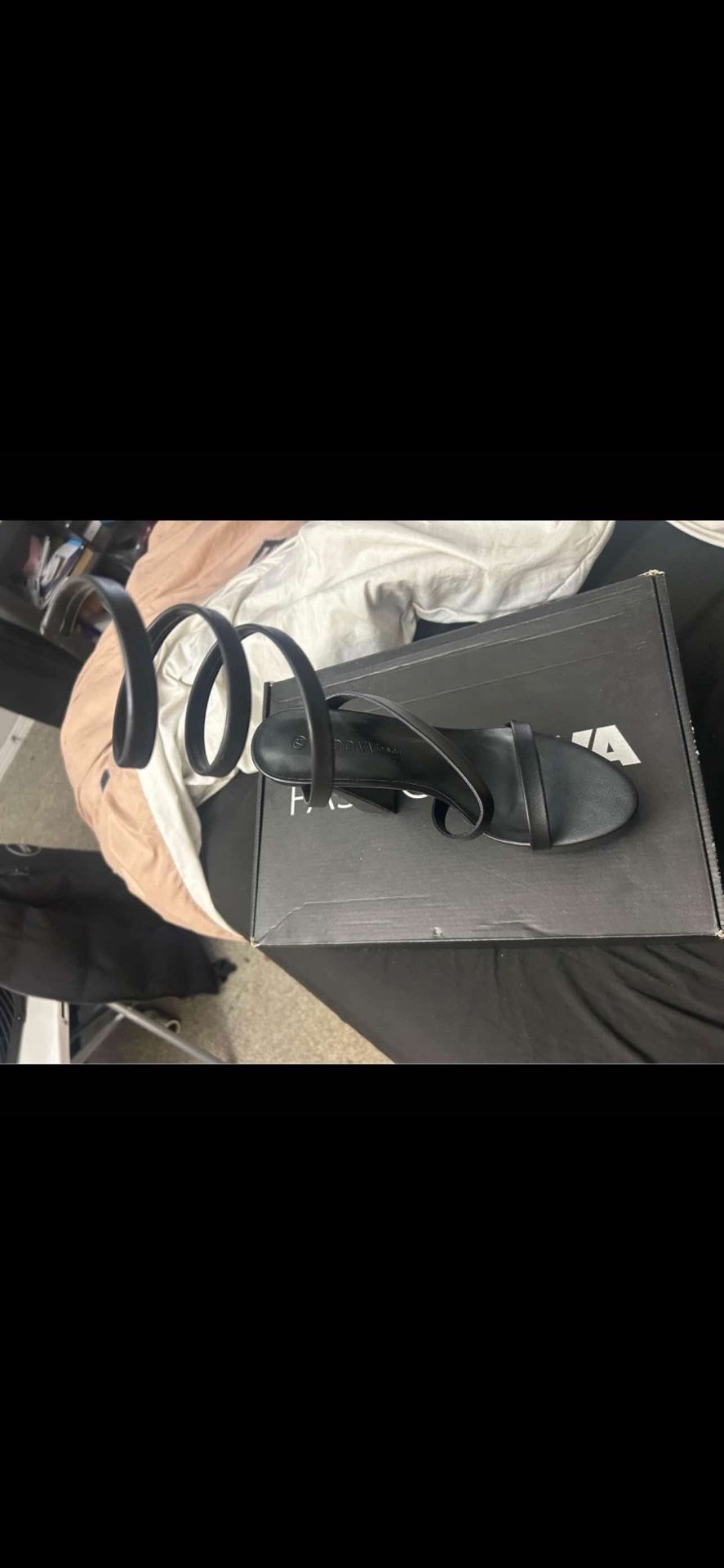 Spiral Black Heel
