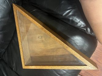 All Wood Flag Case