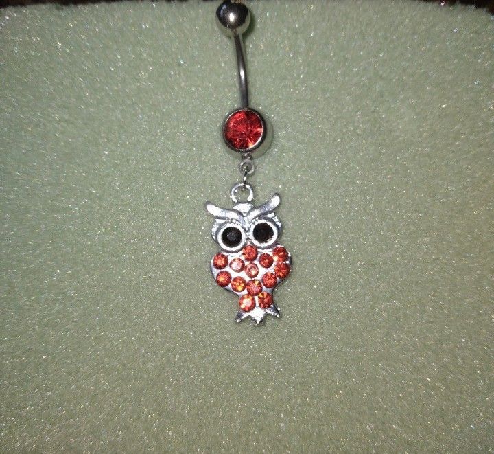 Owl Belly Ring