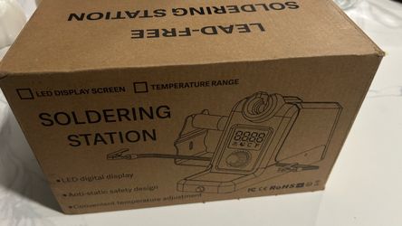 Lead-Free Soldering Station with LED Digital Display