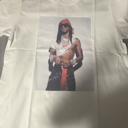 White Supreme Playboi Carti Shirt 