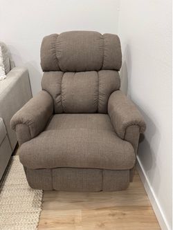 Brown La-Z-boy electric recliner chair