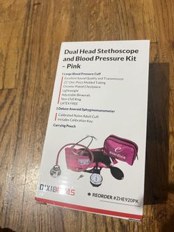 Adult Blood Pressure Cuff and Stethoscope