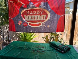Party backdrops and decoration