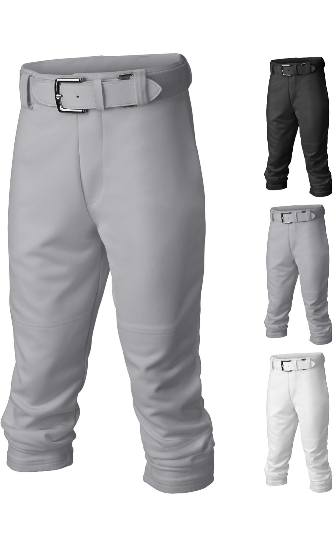 Easton Baseball Pants, 4 Pairs, Youth
