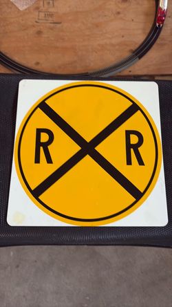 Railroad Crossing RR Warning Sign