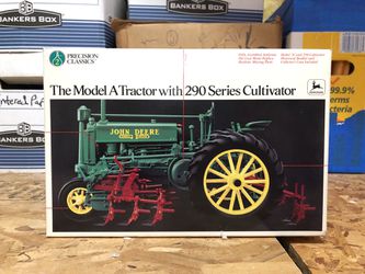 John Deer model A tractor with 290 Cultivator precision classics 2 # 5633 new in box