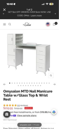Nail desk need gone asap