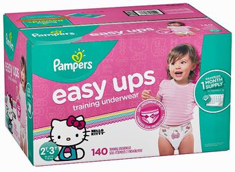 Brand new Pampers Easy Ups Toddler Girls
