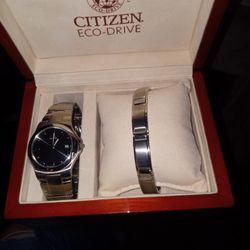 Citizen Men's Watch And Bracelet 