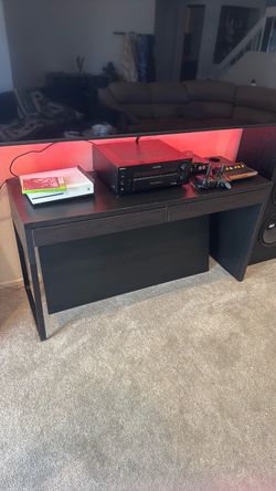 IKEA Malm Black-Brown Desk