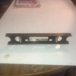Vintage Stanley 12 InchThree Vial Steel Level With Slight Patina In great Condition Used