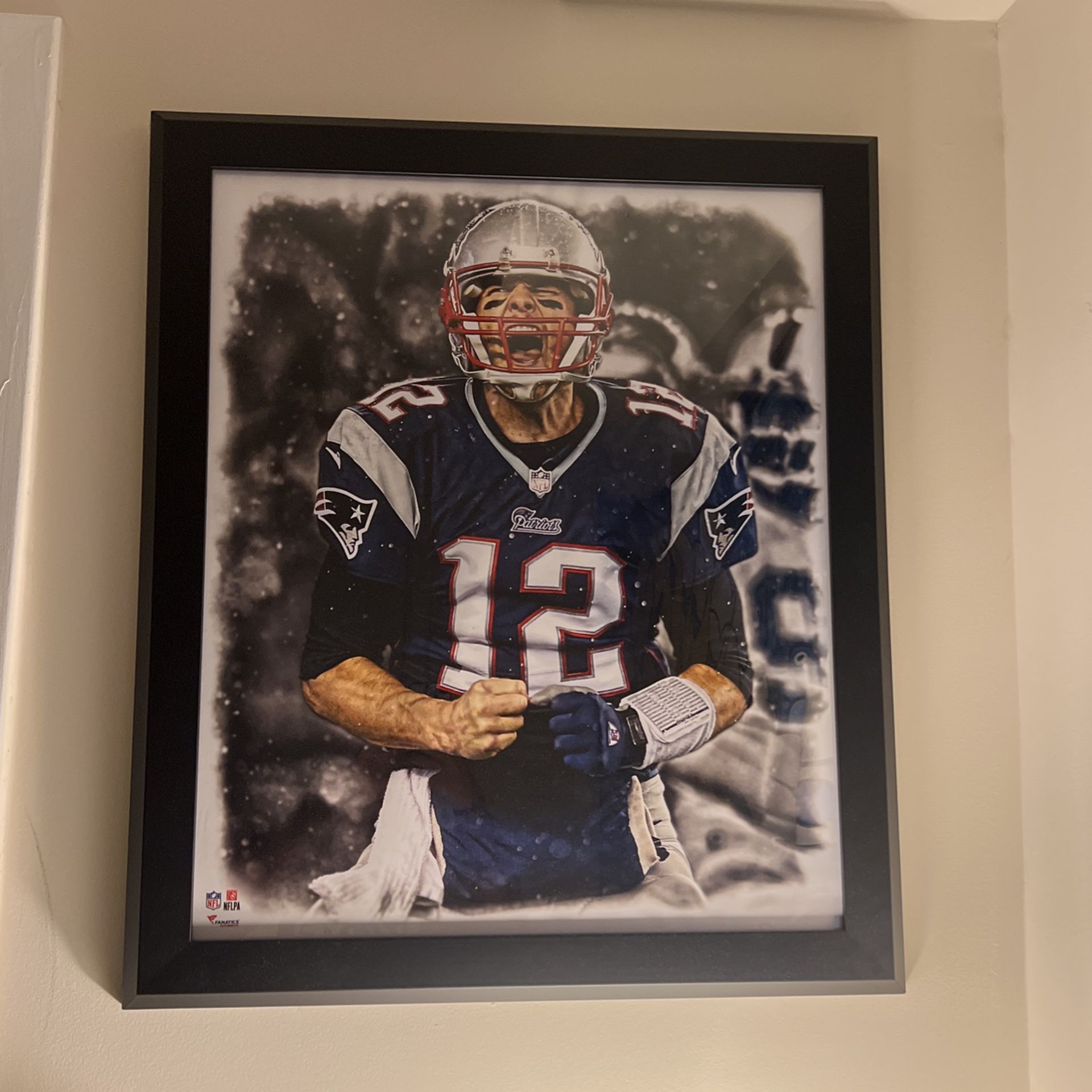 Tom Brady Patriots Framed Poster - Original Price $200