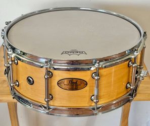 Pearl Symphonic Concert Series Snare Drum 14 x 5.5 Natural Maple NO WIRES
