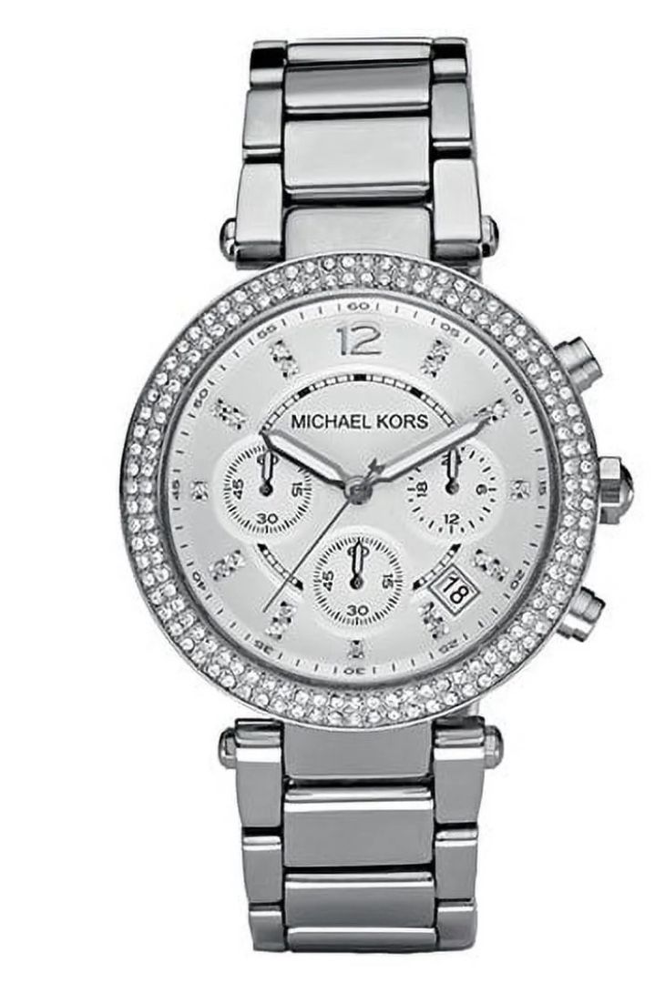 Michael Kors Women's Chronograph Parker Stainless Steel Bracelet Watch