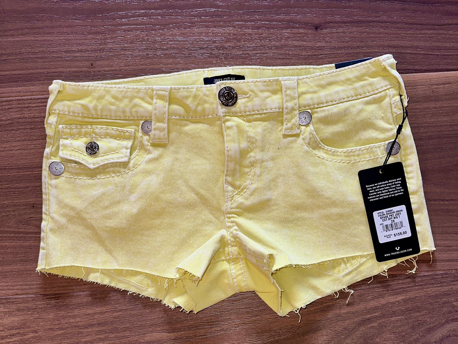 True Religion Joey Cutoff Shorts 