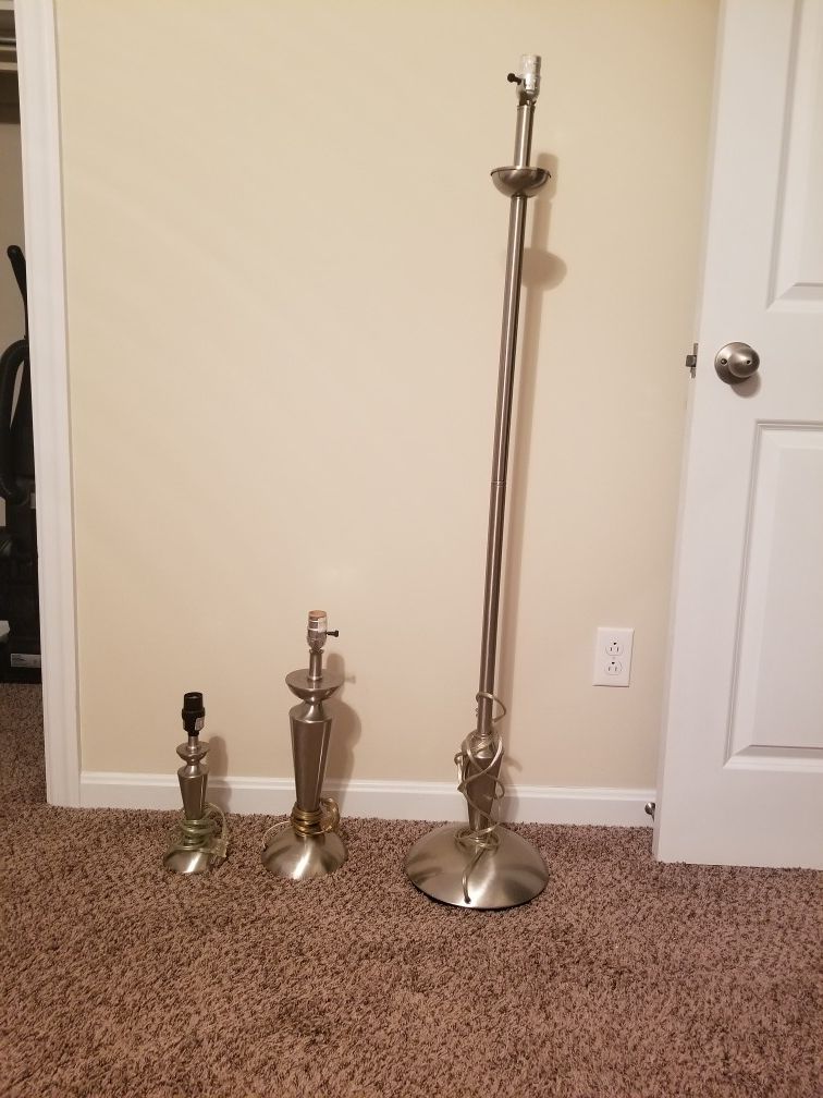Table lamps matching set