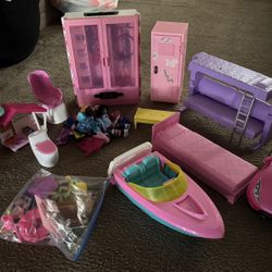 Barbie Car, Boat, Closet, Bed Ect $50 19th Ave & 101