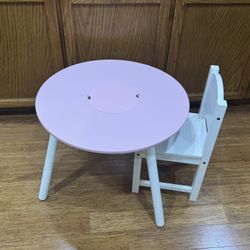 KidKraft Round Table With Mesh Toy Storage